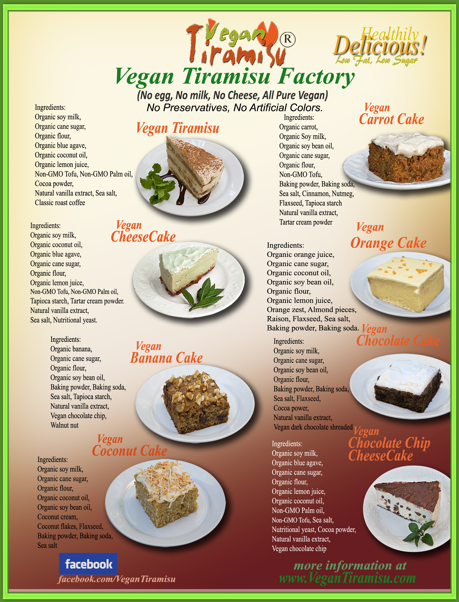 vegan cakes